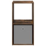 vidaXL Nočný stolík Dymová dub 35 x 32 x 68,5 cm Kompozitné drevo – Obrázok 6