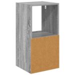 vidaXL Nočný stolík Sivý Sonoma 35 x 32 x 68,5 cm Kompozitné drevo – Obrázok 8