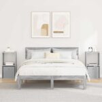 vidaXL Nočný stolík 2 pcs Sivý Sonoma 35 x 32 x 68,5 cm
