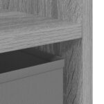 vidaXL Nočný stolík 2 pcs Sivý Sonoma 35 x 32 x 68,5 cm – Obrázok 10