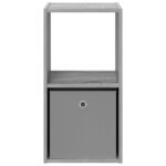 vidaXL Nočný stolík 2 pcs Sivý Sonoma 35 x 32 x 68,5 cm – Obrázok 6