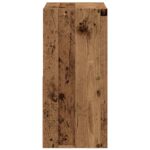 vidaXL Nočný stolík so zásuvkou 2 pcs Staré drevo 35 x 32 x 68,5 cm – Obrázok 7