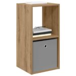 vidaXL Nočný stolík so zásuvkou 2 pcs Remeselný dub 35 x 32 x 68,5 cm – Obrázok 3