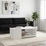 vidaXL Konferenčný stolík Biela 90 x 50 x 33 cm Kompozitné drevo