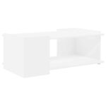 vidaXL Konferenčný stolík Biela 90 x 50 x 33 cm Kompozitné drevo – Obrázok 2