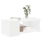 vidaXL Konferenčný stolík Biela 90 x 50 x 33 cm Kompozitné drevo – Obrázok 3