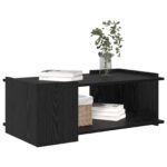 vidaXL Konferenčný stolík Čierny dub 90 x 50 x 33 cm Kompozitné drevo – Obrázok 3