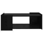 vidaXL Konferenčný stolík Čierny dub 90 x 50 x 33 cm Kompozitné drevo – Obrázok 5