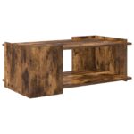 vidaXL Konferenčný stolík Dymový dub 90 x 50 x 33 cm Kompozitné drevo – Obrázok 2