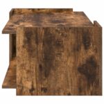vidaXL Konferenčný stolík Dymový dub 90 x 50 x 33 cm Kompozitné drevo – Obrázok 6
