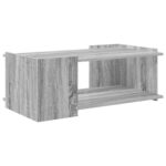 vidaXL Konferenčný stolík Sivá sonoma 90 x 50 x 33 cm Kompozitné drevo – Obrázok 2