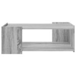vidaXL Konferenčný stolík Sivá sonoma 90 x 50 x 33 cm Kompozitné drevo – Obrázok 5