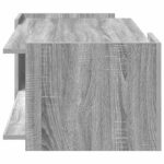 vidaXL Konferenčný stolík Sivá sonoma 90 x 50 x 33 cm Kompozitné drevo – Obrázok 6