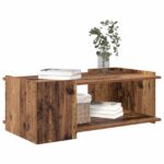 vidaXL Konferenčný stolík Staré drevo 90 x 50 x 33 cm Kompozitné drevo – Obrázok 3