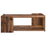 vidaXL Konferenčný stolík Staré drevo 90 x 50 x 33 cm Kompozitné drevo – Obrázok 5