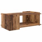 vidaXL Konferenčný stolík Staré drevo 90 x 50 x 33 cm Kompozitné drevo – Obrázok 7
