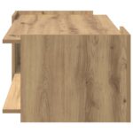vidaXL Konferenčný stolík Dub artisan 90 x 50 x 33 cm Kompozitné drevo – Obrázok 6
