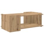 vidaXL Konferenčný stolík Dub artisan 90 x 50 x 33 cm Kompozitné drevo – Obrázok 7