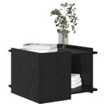 vidaXL Konferenčný stolík Čierny dub 50,5 x 50 x 33 cm – Obrázok 3