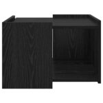vidaXL Konferenčný stolík Čierny dub 50,5 x 50 x 33 cm – Obrázok 5