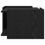 vidaXL Konferenčný stolík Čierny dub 50,5 x 50 x 33 cm – Obrázok 6