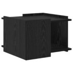 vidaXL Konferenčný stolík Čierny dub 50,5 x 50 x 33 cm – Obrázok 7