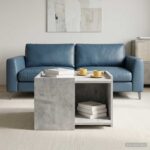 vidaXL Konferenčný stolík Betónovo sivá 50,5 x 50 x 33 cm – Obrázok 4