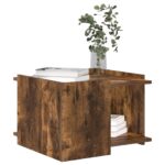 vidaXL Konferenčný stolík Dymový dub 50,5 x 50 x 33 cm – Obrázok 3