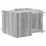 vidaXL Konferenčný stolík Sivá sonoma 50,5 x 50 x 33 cm – Obrázok 2