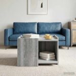 vidaXL Konferenčný stolík Sivá sonoma 50,5 x 50 x 33 cm – Obrázok 4