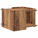 vidaXL Konferenčný stolík Staré drevo 50,5 x 50 x 33 cm – Obrázok 2