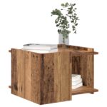 vidaXL Konferenčný stolík Staré drevo 50,5 x 50 x 33 cm – Obrázok 3