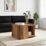 vidaXL Konferenčný stolík Staré drevo 50,5 x 50 x 33 cm – Obrázok 4