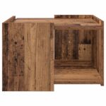 vidaXL Konferenčný stolík Staré drevo 50,5 x 50 x 33 cm – Obrázok 5