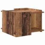 vidaXL Konferenčný stolík Staré drevo 50,5 x 50 x 33 cm – Obrázok 7