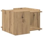 vidaXL Konferenčný stolík Dub artisan 50,5 x 50 x 33 cm – Obrázok 2