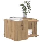 vidaXL Konferenčný stolík Dub artisan 50,5 x 50 x 33 cm – Obrázok 3
