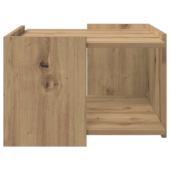vidaXL Konferenčný stolík Dub artisan 50,5 x 50 x 33 cm – Obrázok 5