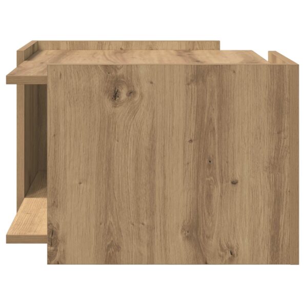 vidaXL Konferenčný stolík Dub artisan 50,5 x 50 x 33 cm – Obrázok 6