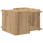 vidaXL Konferenčný stolík Dub artisan 50,5 x 50 x 33 cm – Obrázok 7