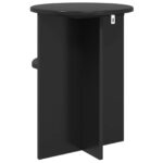 vidaXL Bočný stôl Čierny dub Ø 39,5 x 55 cm Kompozitné drevo – Obrázok 7