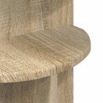 vidaXL Bočný stôl Dub sonoma Ø 39,5 x 55 cm Kompozitné drevo – Obrázok 8