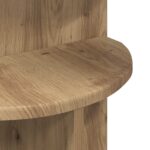vidaXL Bočný stôl Dub artisan Ø 39,5 x 55 cm Kompozitné drevo – Obrázok 8