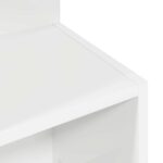 vidaXL Bočný stôl Biela Ø 39,5 x 55 cm Kompozitné drevo – Obrázok 8