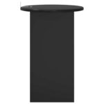 vidaXL Bočný stôl Čierny dub Ø 39,5 x 55 cm Kompozitné drevo – Obrázok 6