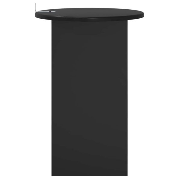 vidaXL Bočný stôl Čierny dub Ø 39,5 x 55 cm Kompozitné drevo – Obrázok 6