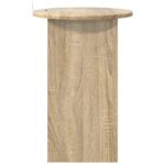 vidaXL Bočný stôl Dub sonoma Ø 39,5 x 55 cm Kompozitné drevo – Obrázok 6