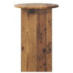 vidaXL Bočný stôl Staré drevo Ø 39,5 x 55 cm Kompozitné drevo – Obrázok 6