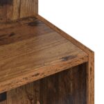 vidaXL Bočný stôl Staré drevo Ø 39,5 x 55 cm Kompozitné drevo – Obrázok 8