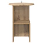 vidaXL Bočný stôl Dub artisan Ø 39,5 x 55 cm Kompozitné drevo – Obrázok 5